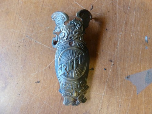 Ancien velo plaque - velo,