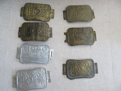 Lot plaques fiscales - lot,