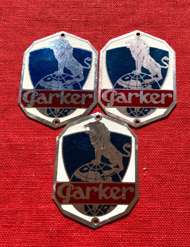 Plaque vélo parker - plaque,