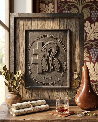 Plaque ancienne tour cycliste - plaque,