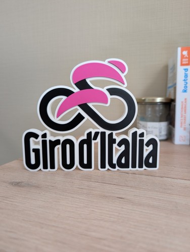 Plaque logo giro - plaque, d'italia