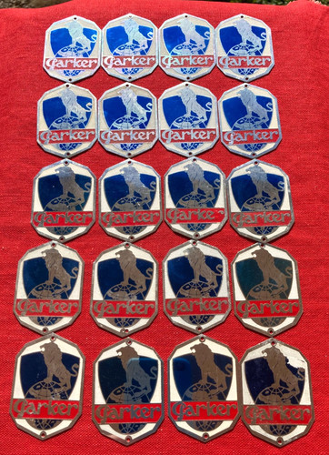 Lot plaques vélo - de, de